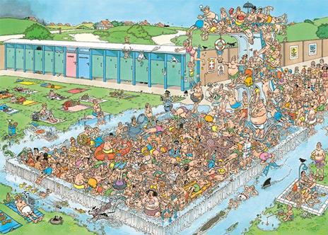 Jan van Haasteren Pool Pile-Up 1000 pcs Puzzle 1000 pz Cartoni - 3