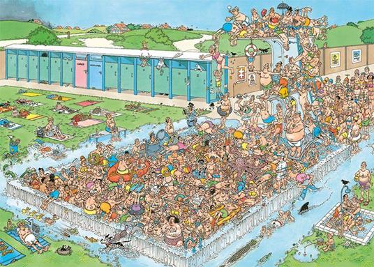 Jan van Haasteren Pool Pile-Up 1000 pcs Puzzle 1000 pz Cartoni - 3