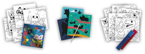 SES Creative Libro con attività da colorare metallico 3 in 1 - 2