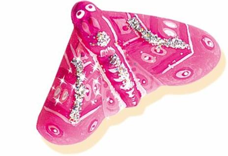 SES Creative Set per modellare e dipingere una farfalla con brillantini per bambini - 3