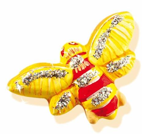 SES Creative Set per modellare e dipingere una farfalla con brillantini per bambini - 4