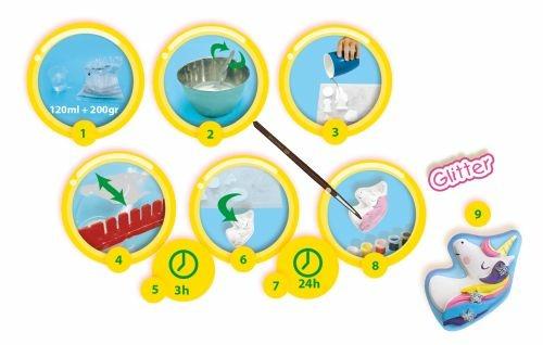 SES Creative Modellare e pitturare unicorni - 4