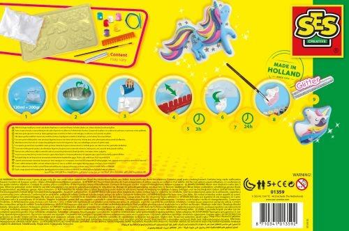 SES Creative Modellare e pitturare unicorni - 5