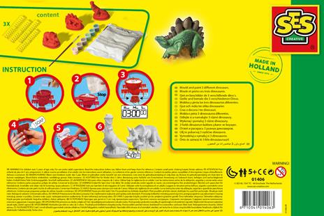 Ses 2201406. Animali In Gesso Dinosauri - 5