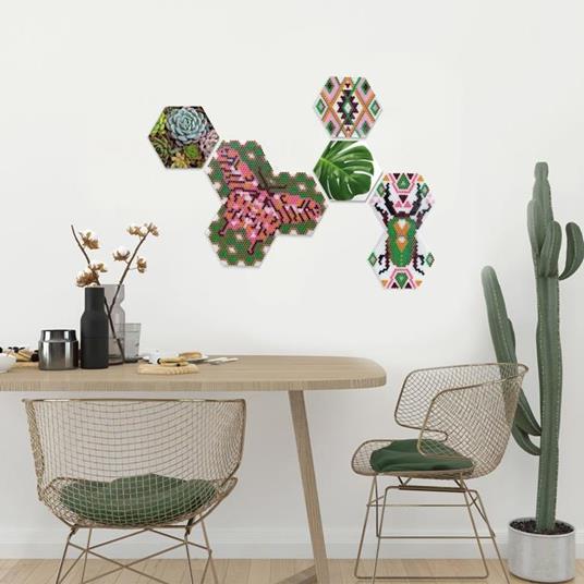 SES Creative Beedz Art - Hex tiles Botanica - 2