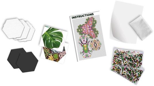 SES Creative Beedz Art - Hex tiles Botanica - 3