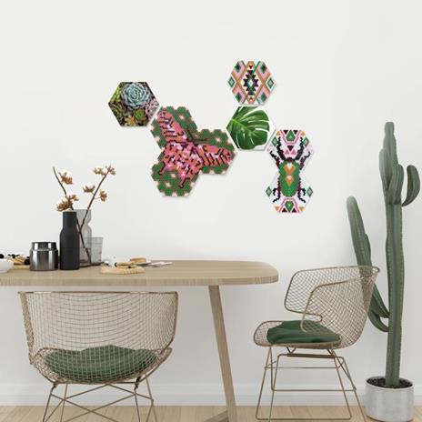 SES Creative Beedz Art - Hex tiles Botanica - 4