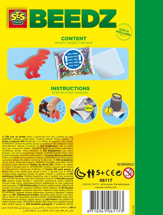 Ses 2206117. Perle Da Stirare T-Rex - 2