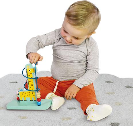 SES Creative Tiny Talents Giraffa-labirinto di perline - 4