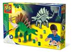 SES Creative Dinosauro fluorescente in legno