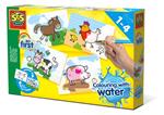 SES Creative My First Colorare con l'acqua - Gli animali della fattoria