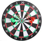 Gioco Tirassegno Tiro al Bersaglio con 6 Freccette Dart Board Sport Game 40cm