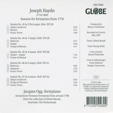 Sonate for Pianoforte'76 - CD Audio di Franz Joseph Haydn - 2