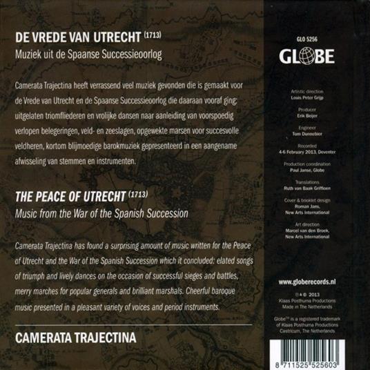 Peace of Utrecht - CD Audio di Camerata Trajectina - 2