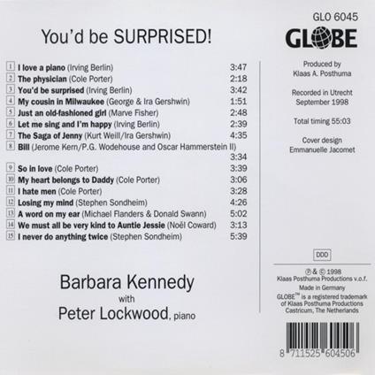 You'd Be Surprised: Songs of Love and Laughter - CD Audio di Hector Berlioz,George Gershwin