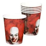 Boland: Set 6 Cups Horror Clown (25 Cl) H