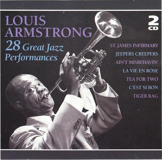 28 Great Jazz Performances - CD Audio di Louis Armstrong