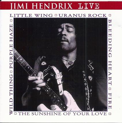 Live - CD Audio di Jimi Hendrix
