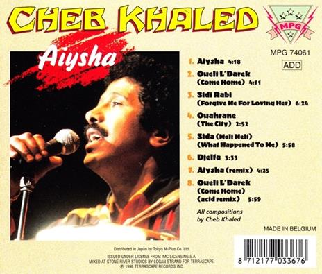 Aiysha - CD Audio di Cheb Khaled - 2