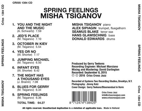 Spring Feelings - CD Audio di Misha Tsiganov - 2