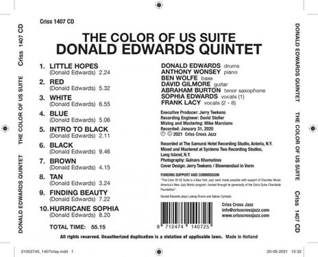 The Color Of Us Suite - CD Audio di Donald Edwards - 2