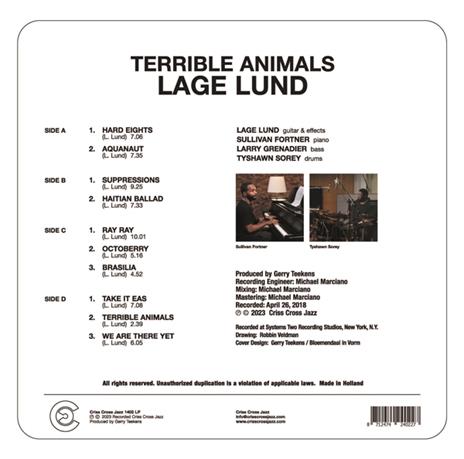 Terrible Animals - Vinile LP di Lage Lund - 2