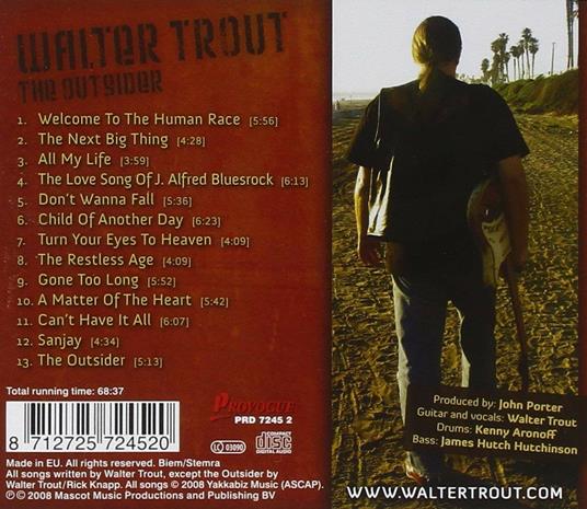 The Outsider - CD Audio di Walter Trout - 2