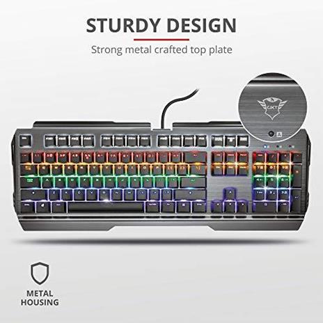 Trust GXT 877 Scarr Tastiera meccanica PC/PS4 - 4