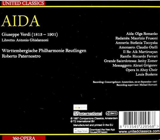 Aida - CD Audio di Giuseppe Verdi - 2