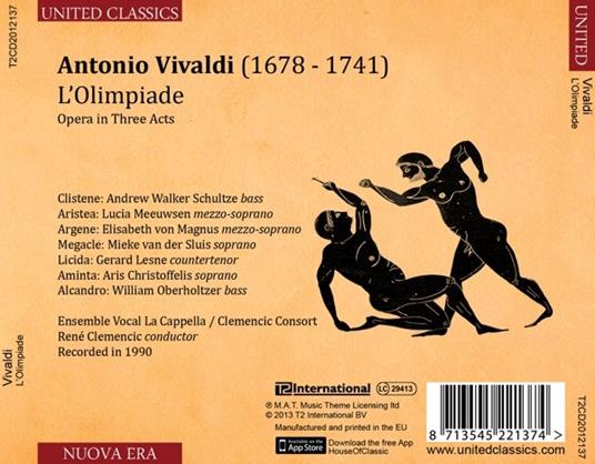 L'Olimpiade - CD Audio di Antonio Vivaldi,Clemencic Consort,René Clemencic - 2