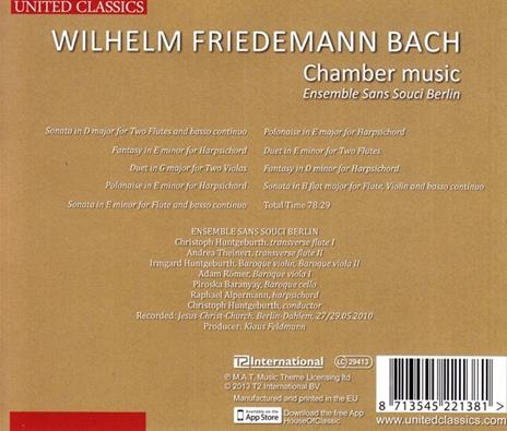 Chamber Music - CD Audio di Johann Sebastian Bach - 2