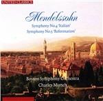 Sinfonie n.4, n.5 - CD Audio di Felix Mendelssohn-Bartholdy