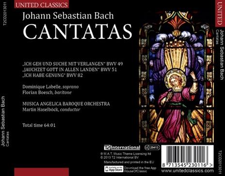 Cantate - CD Audio di Johann Sebastian Bach - 2