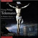 Passione di San Matteo - CD Audio di Georg Philipp Telemann