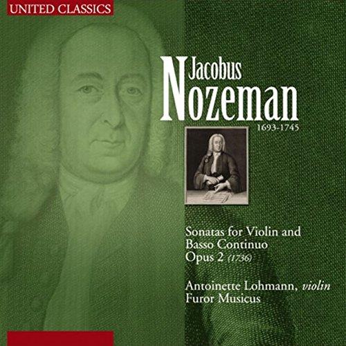 Jacobus Nozeman - Sonatas For Violin And Basso Continuo - CD Audio