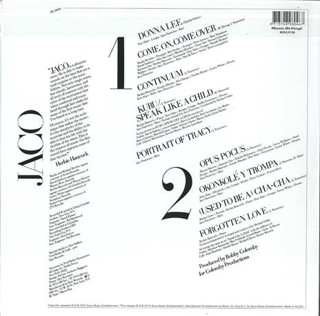Jaco Pastorius - Vinile LP di Jaco Pastorius - 2