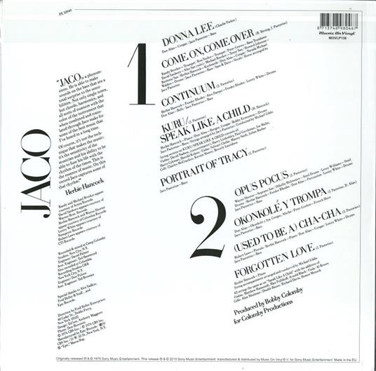 Jaco Pastorius - Vinile LP di Jaco Pastorius - 2