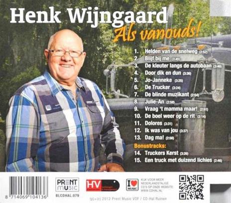 Als Vanouds - CD Audio di Henk Wijngaard - 2