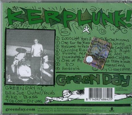 Kerplunk - CD Audio di Green Day - 2