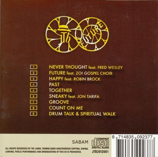 Future - CD Audio di Jamal Thomas - 2