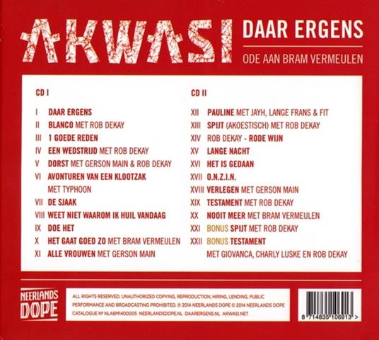 Daar Ergens - CD Audio di Akwasi - 2