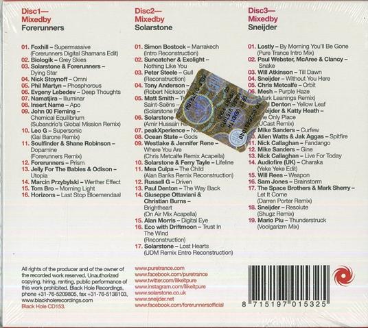 Pure Trance vol.5 - CD Audio - 2