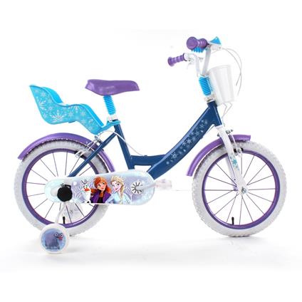 Bicicletta in metallo da 16 pollici di frozen  adatta per bambini di 5 -7 anni