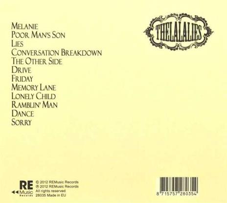 Pretty Tales & Promises - CD Audio di La La Lies - 2