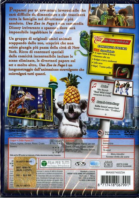 Uno zoo in fuga di Steve 'Spaz' Williams - DVD - 2