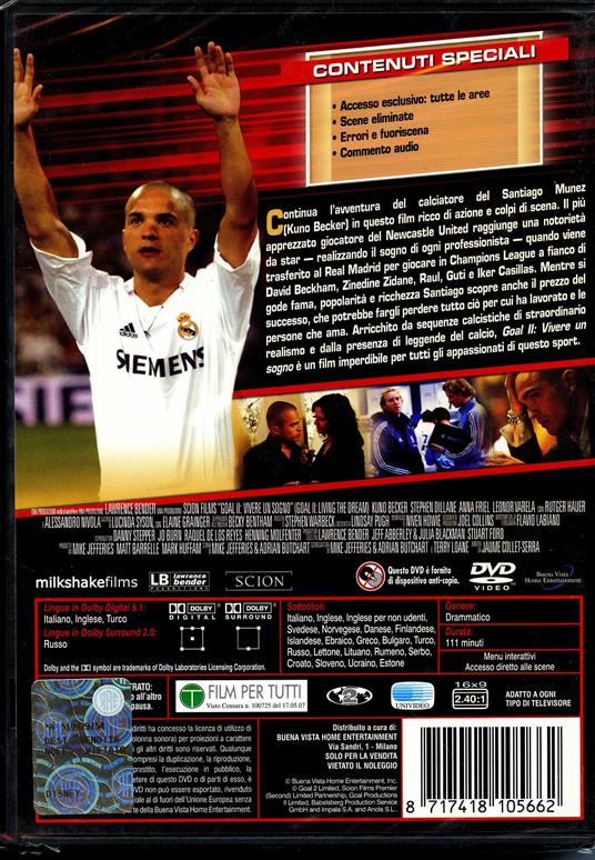 Goal 2. Vivere un sogno di Jaume Collet-Serra - DVD - 2