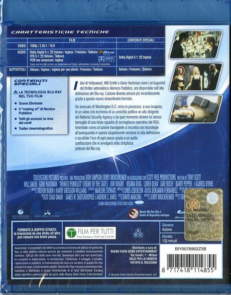 Nemico pubblico di Tony Scott - Blu-ray - 2