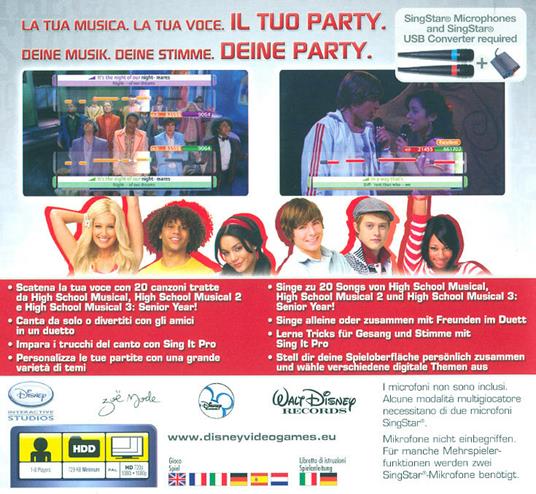 Disney Sing It! High School Musical (solo gioco) - 2