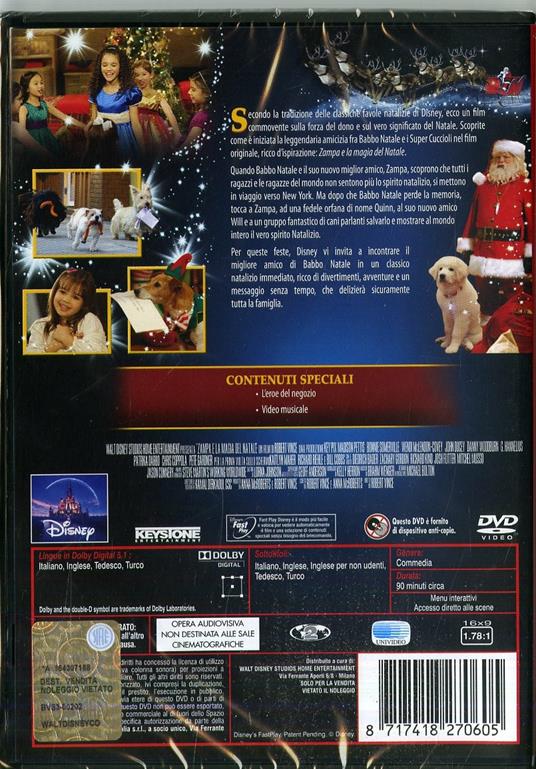 Zampa e la magia del Natale (DVD) di Robert Vince - DVD - 2