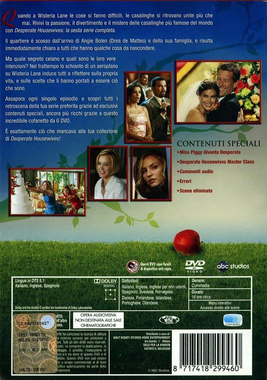 Desperate Housewives. Stagione 6 (6 DVD) - DVD - 2
